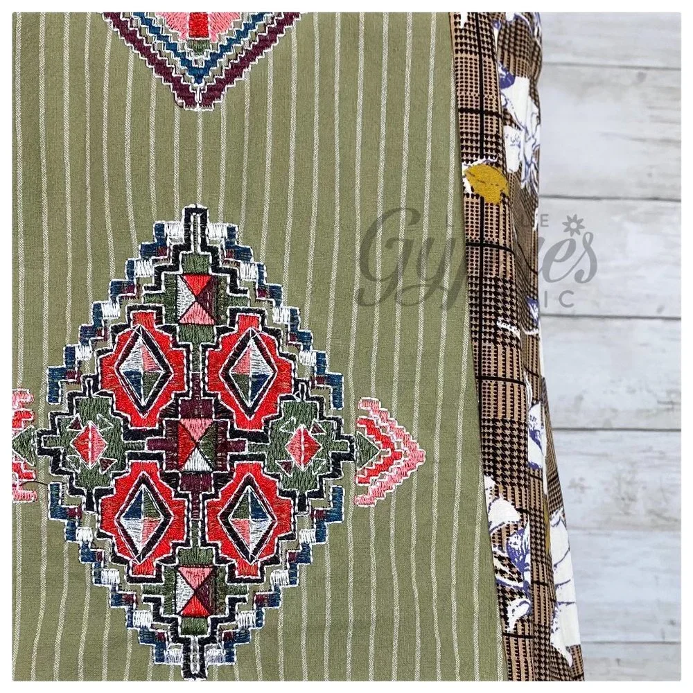 Entro Mixed Media Tunic Dress - Picture 7 of 14